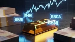 IHSG Naik Rp20,58 Triliun, ANTM Moncer, Big Caps Tunggu The Fed!