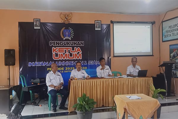 pengukuhan Ketua IKA SMPN 1 Ciamis