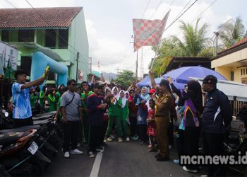 Pelepasan jalan sehat Pemuda PUI Banjarsari