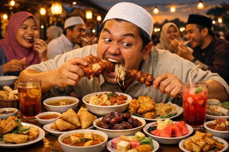 kesalahan saat puasa (foto ilustrasi chatgpt)