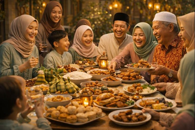 hidangan idul fitri (foto ilustrasi chatgpt)
