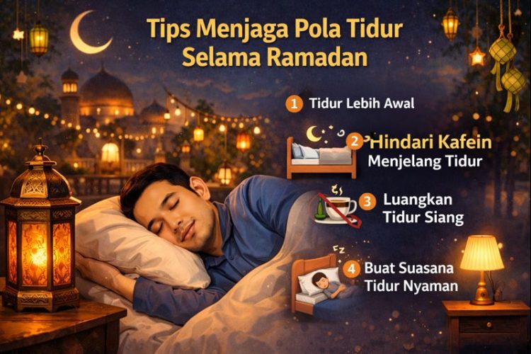 tips menjaga pola tidur ramadan (foto ilustrasi chatpgpt)