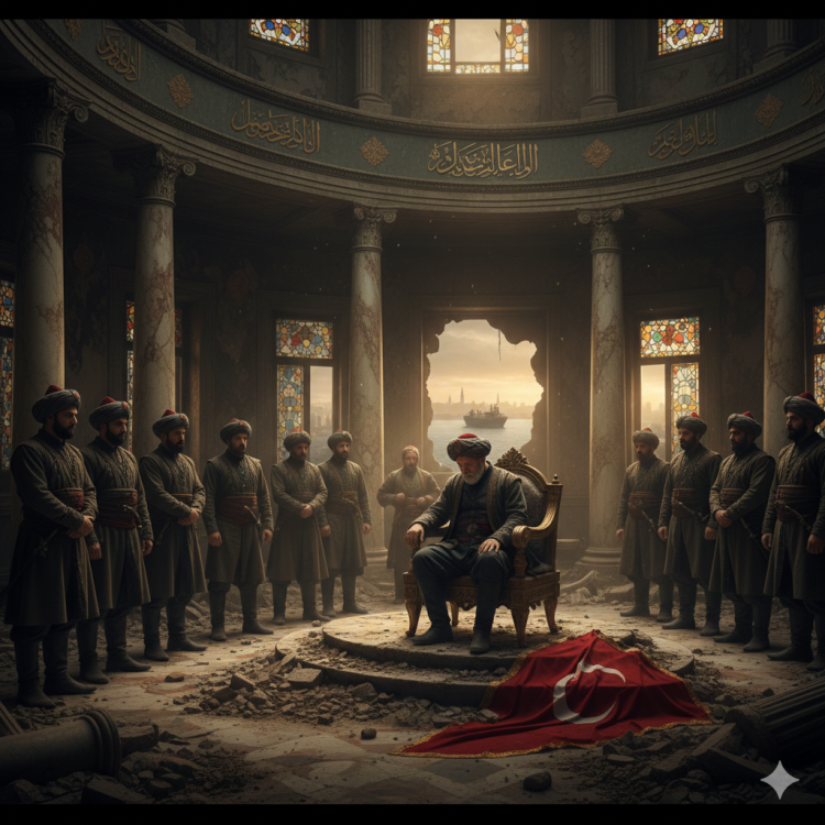 kemunduran kekaisaran ottoman (foto ilustrasi gemini)